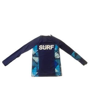 Boys T-Shirt Pullover Top Shein Long Sleeve Surf Ski Tropical Beach Colorful